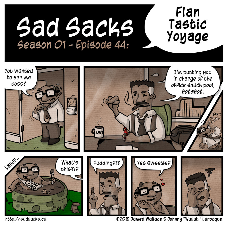 Sad Sacks s01e44: Flan Tastic Voyage. Office Snack Pool