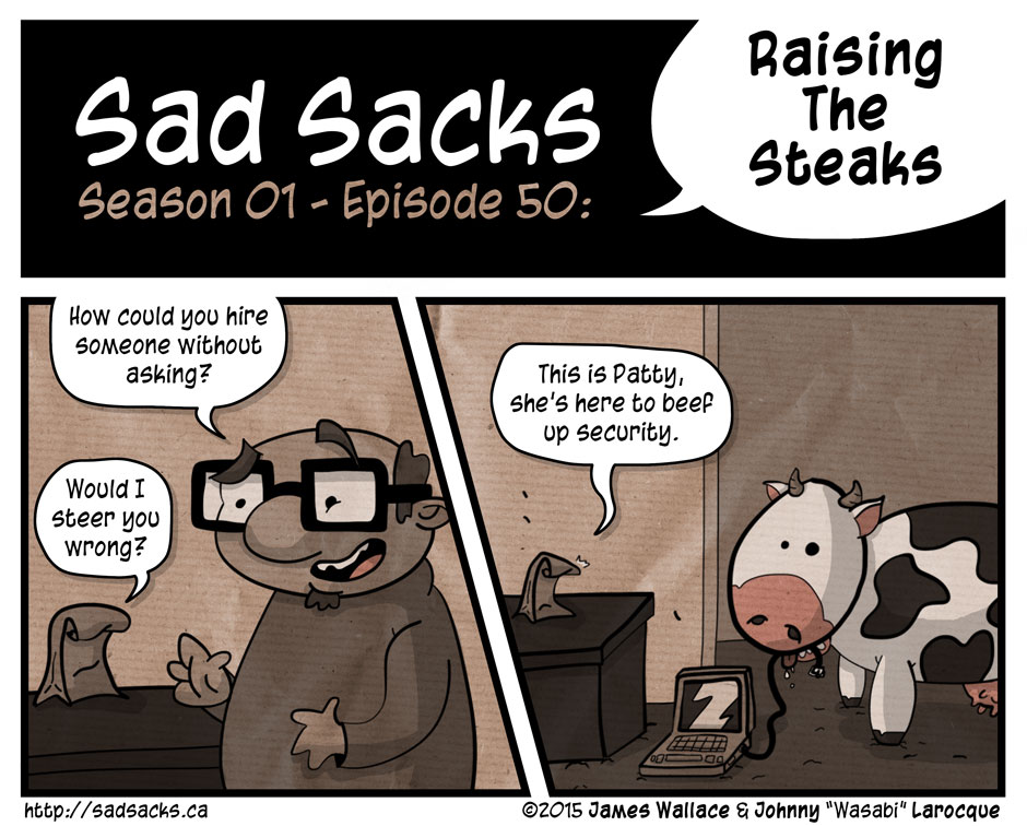 Sad Sacks s01e50: Raising The Steaks. Cow Intern.